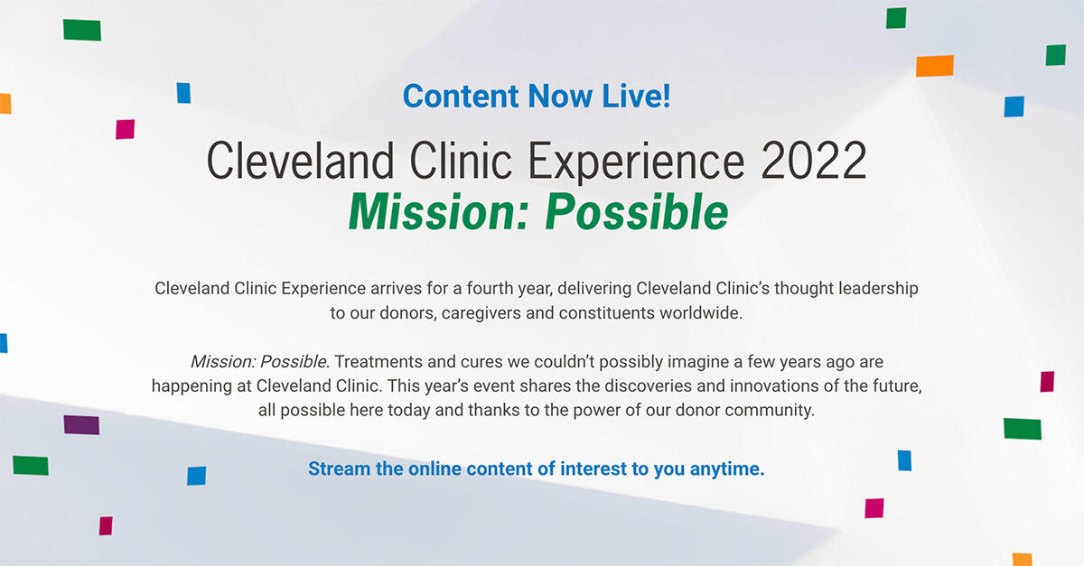 Cleveland Clinic Experience 2022