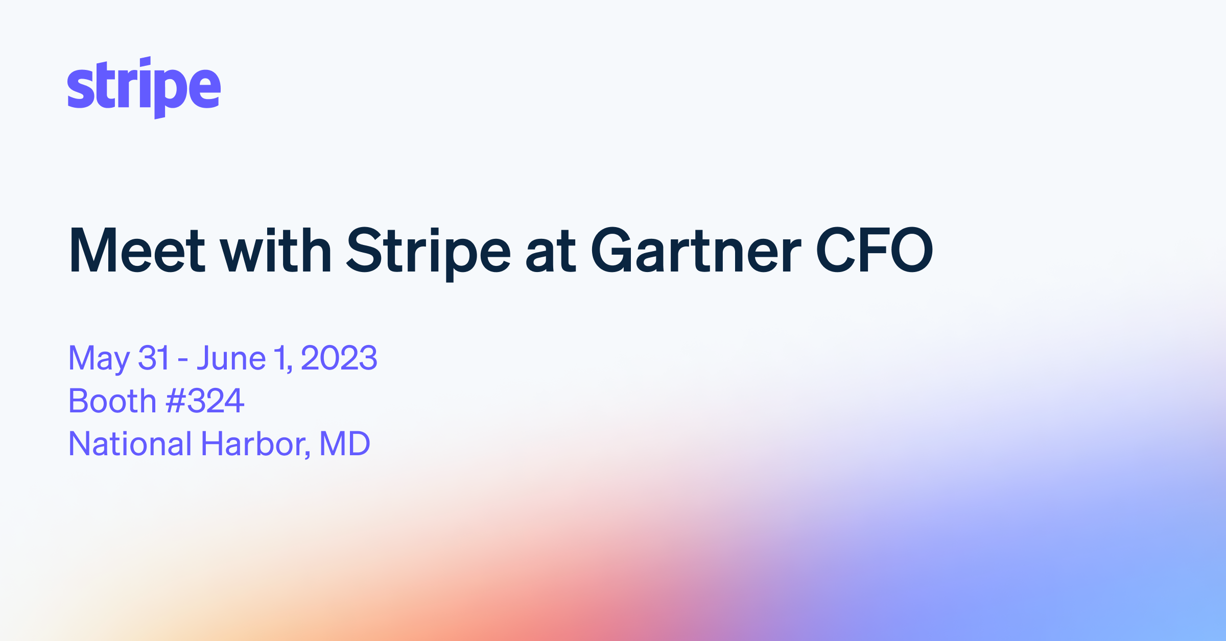 Stripe at Gartner CFO