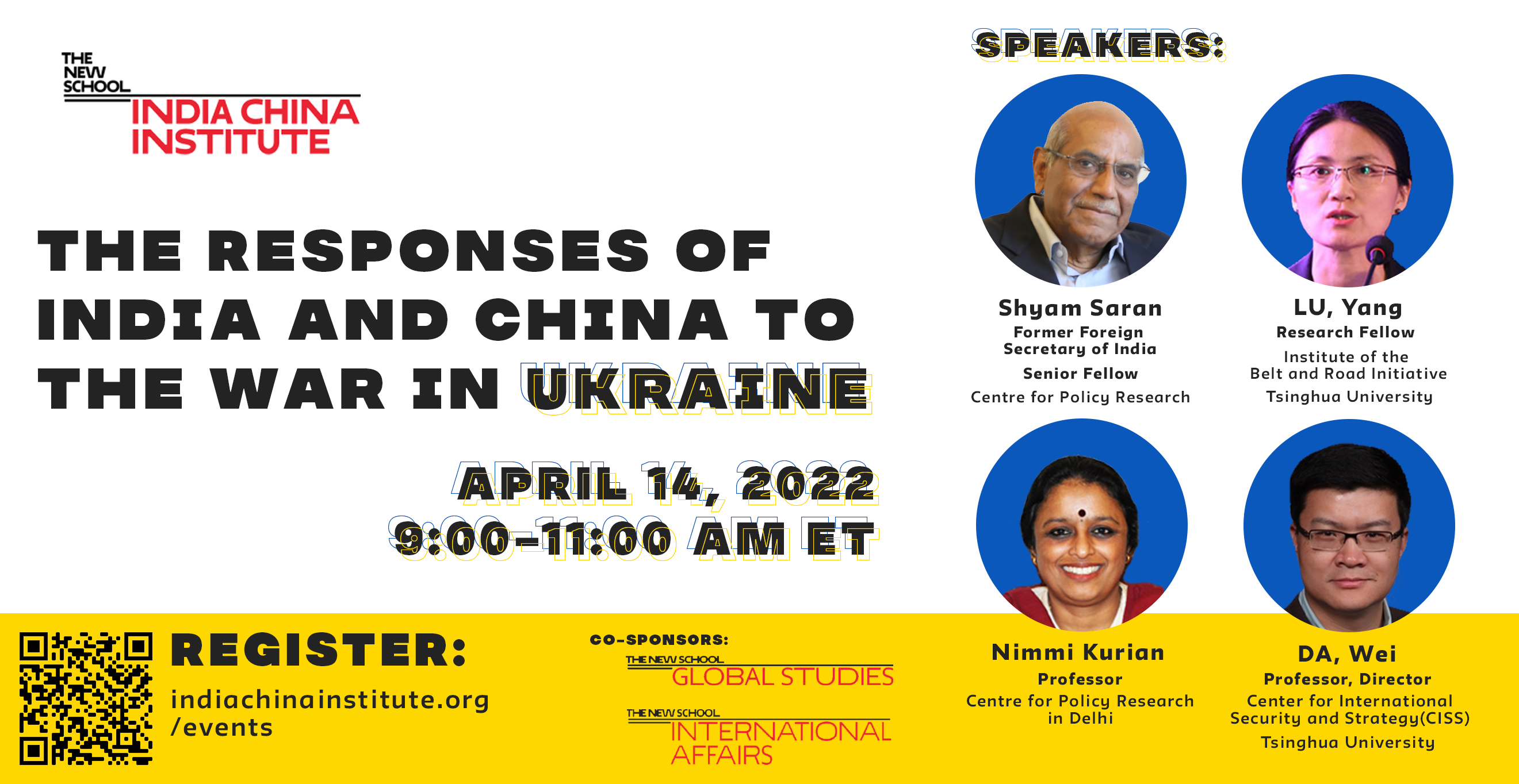 Poster for The Responses of India and China to the War in Ukraine