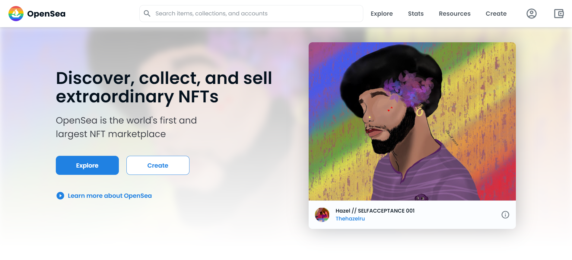 OpenSea Login Banner