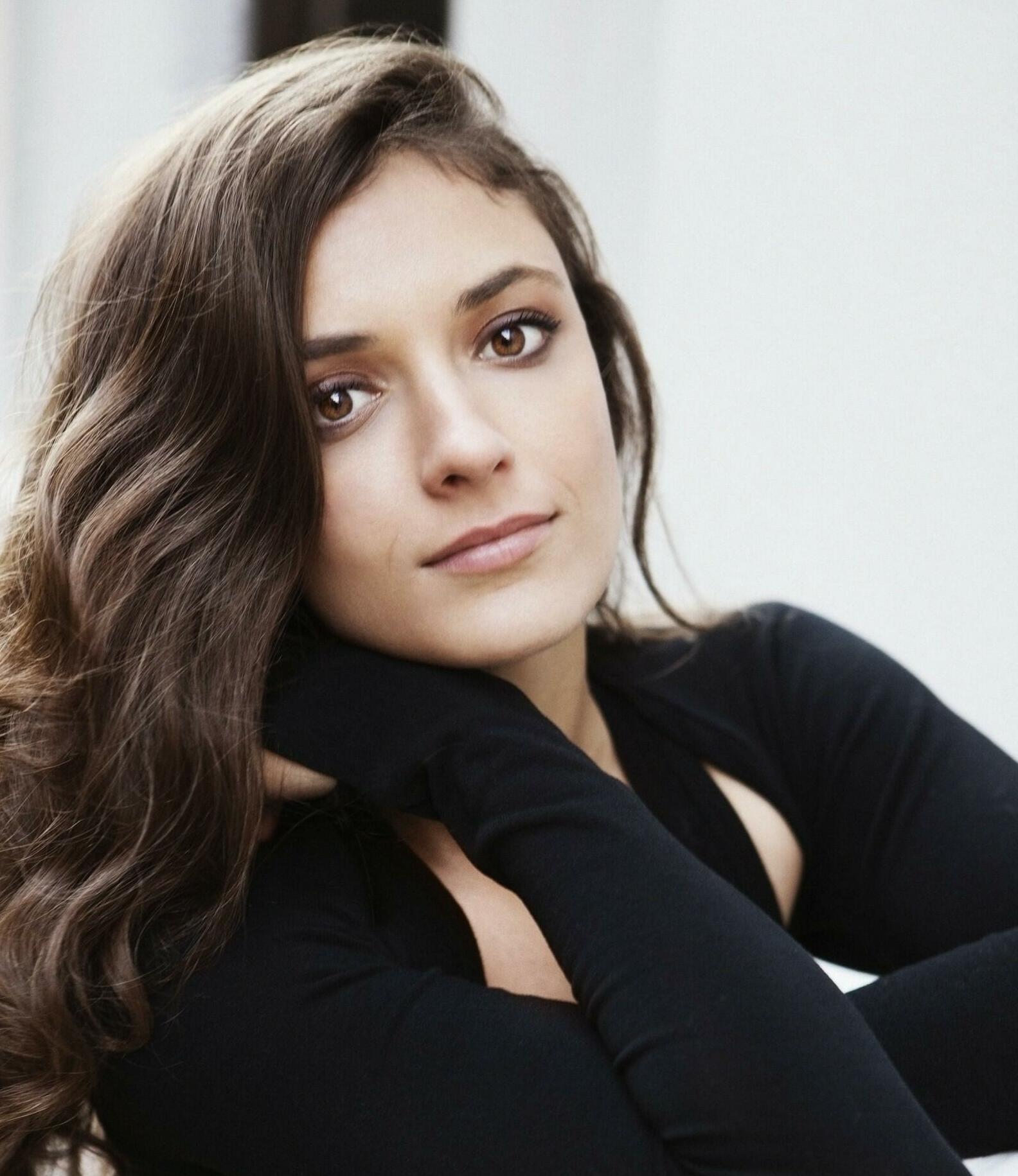 Close-up of Milena Pajaro-van de Stadt, looking directly into the camera