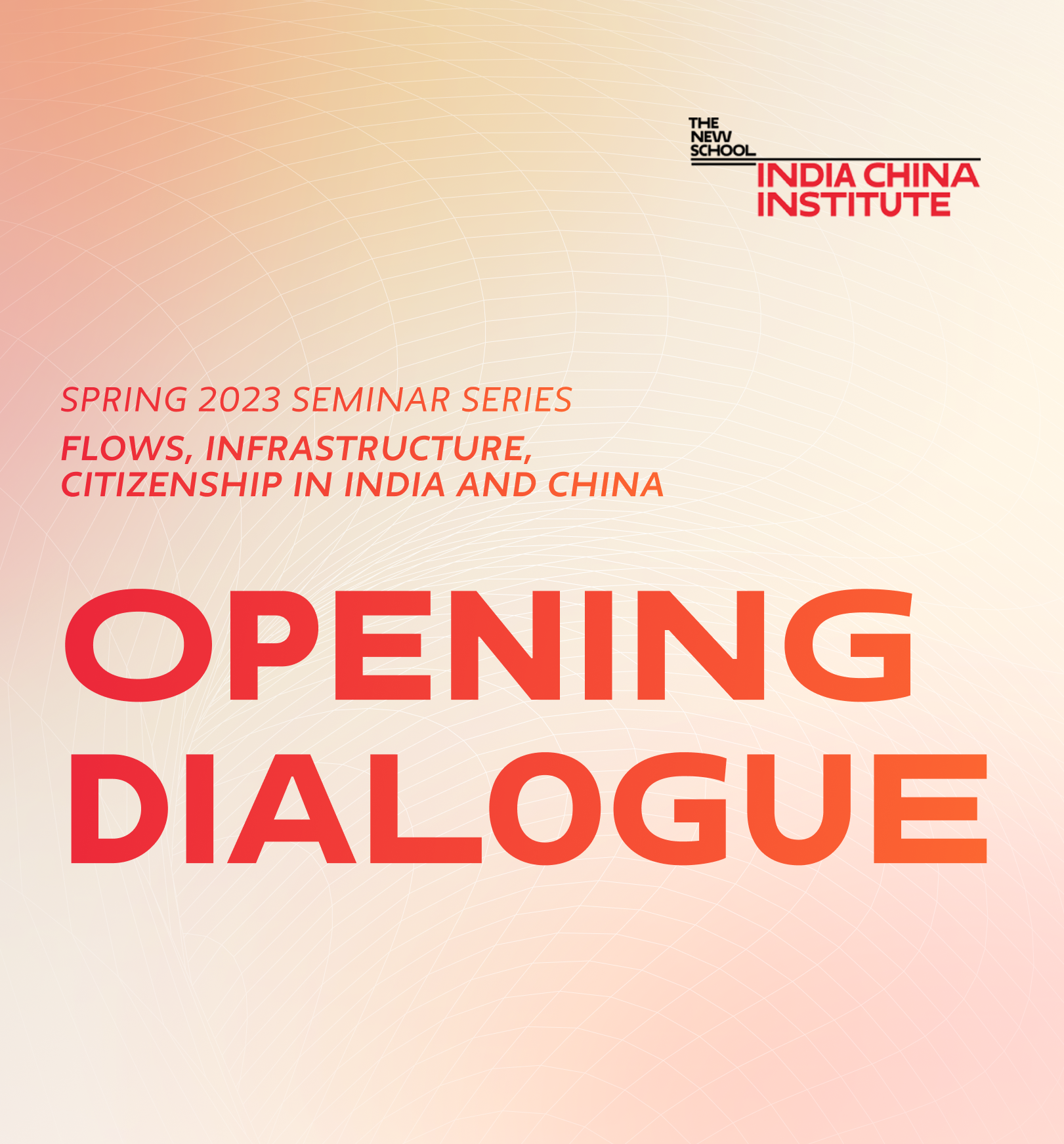 ONLINE | Opening Dialogue for Event Series: Flows, Infrastructure ...