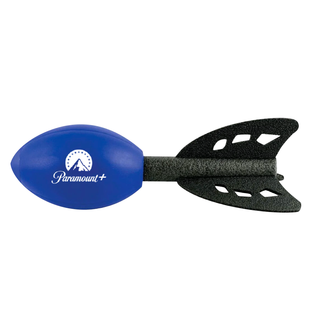 Foam football with Paramount+ logo