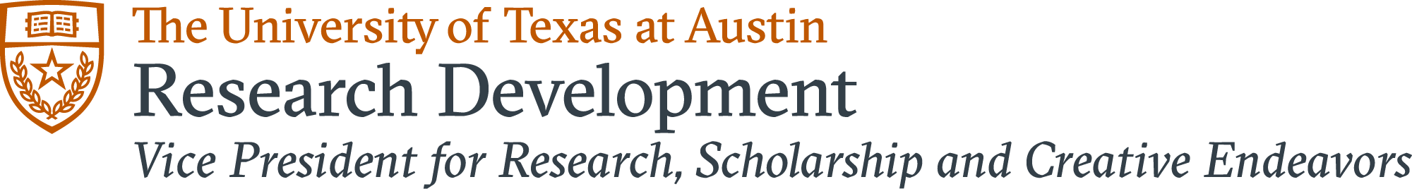The University of Texas at Austin Research Development Full Color Logo