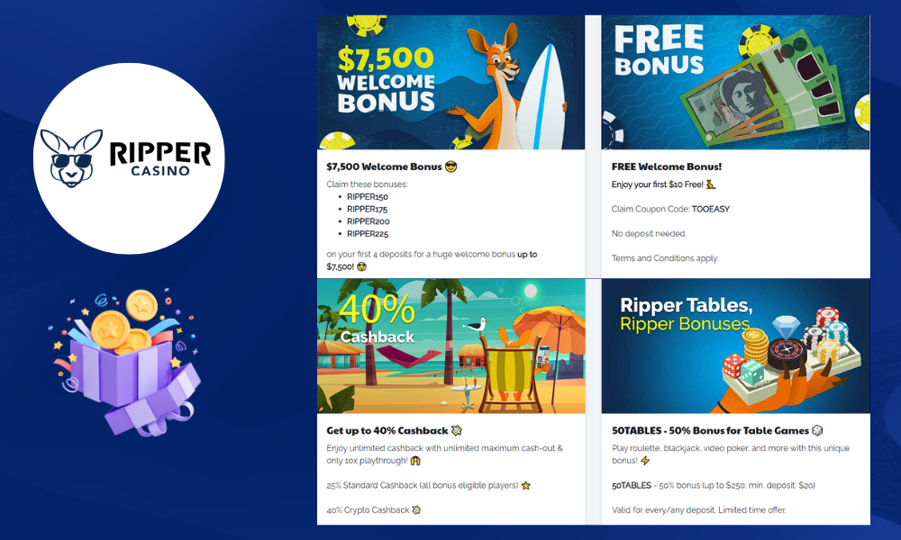 Ripper Casino Promotions