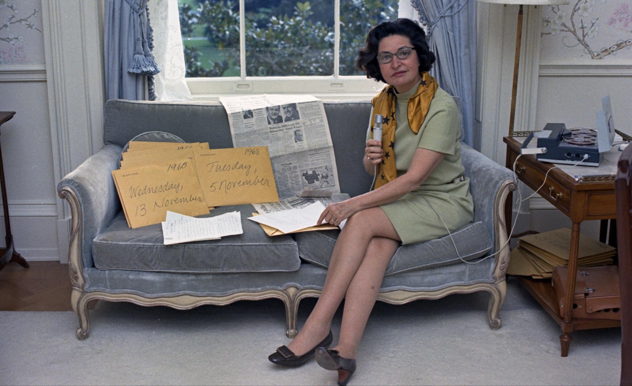 Lady Bird Johnson photo from film
