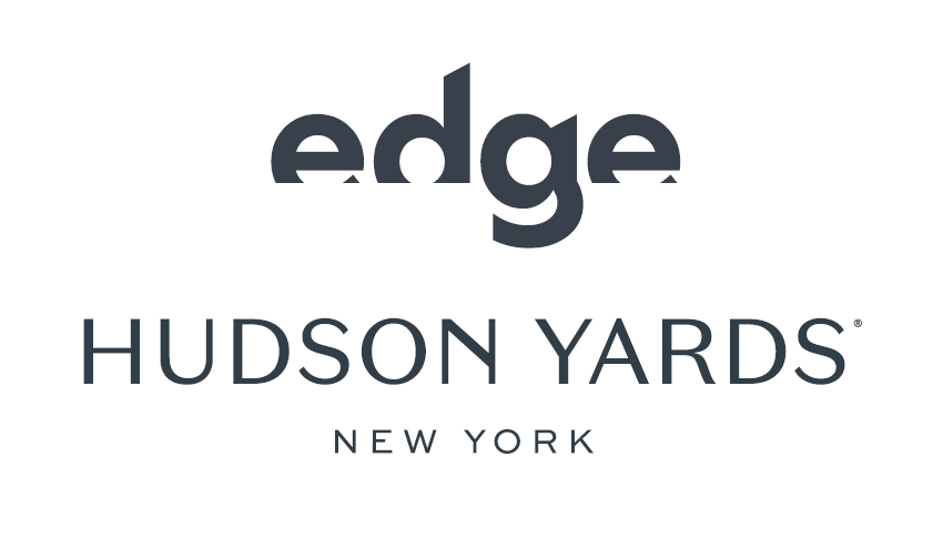 Edge at Hudson Yards black logo on white background