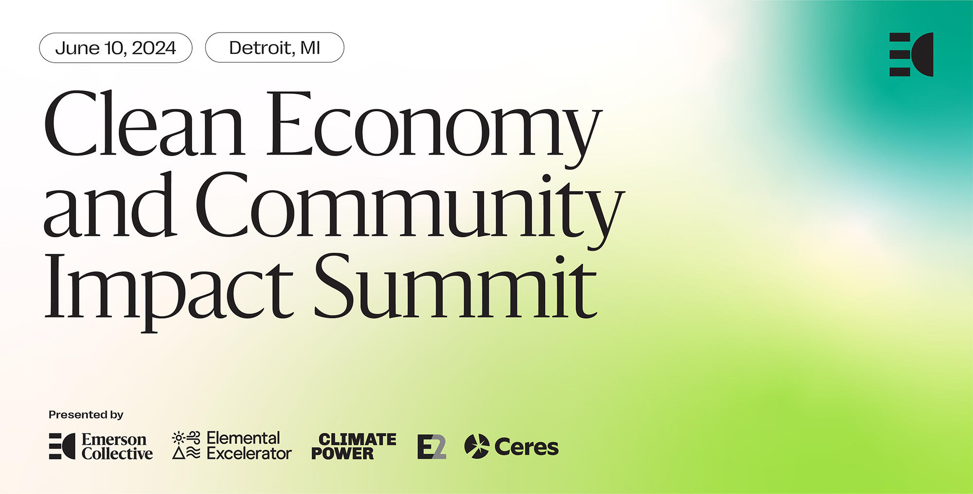 clean economy and community impact summit