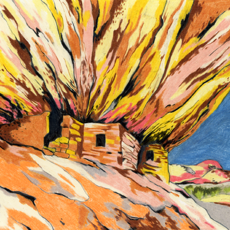 Artistic rendering of the Bears Ears National Monument in Utah.