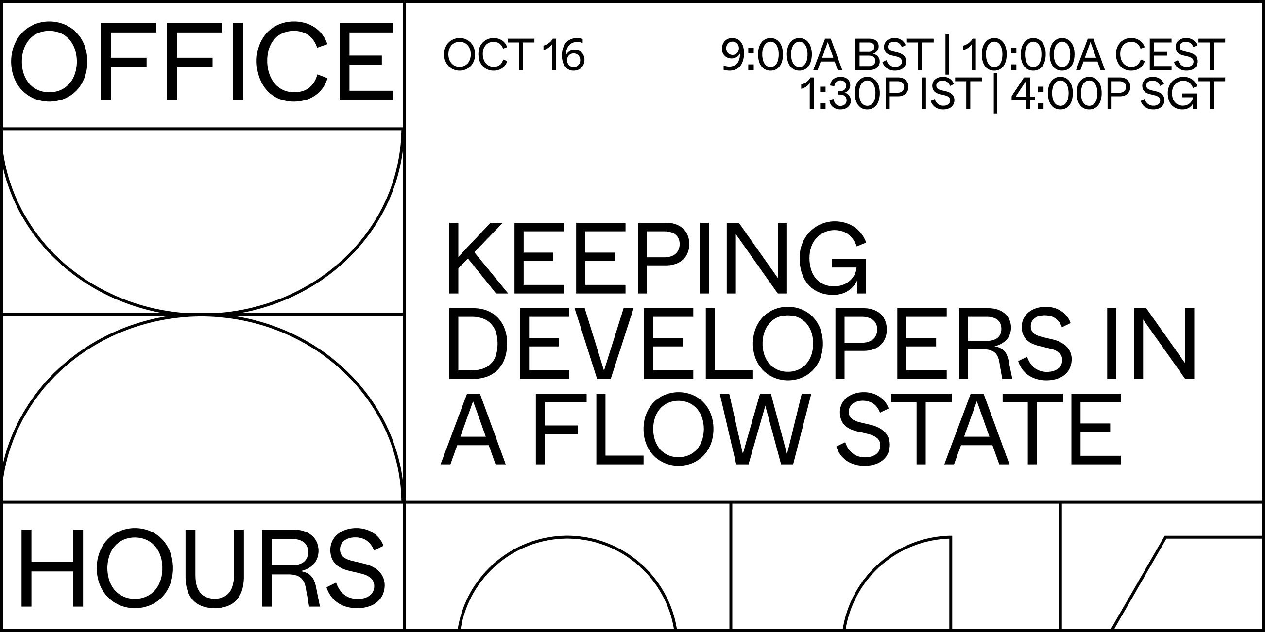 Office hours keeping developers in a flow state