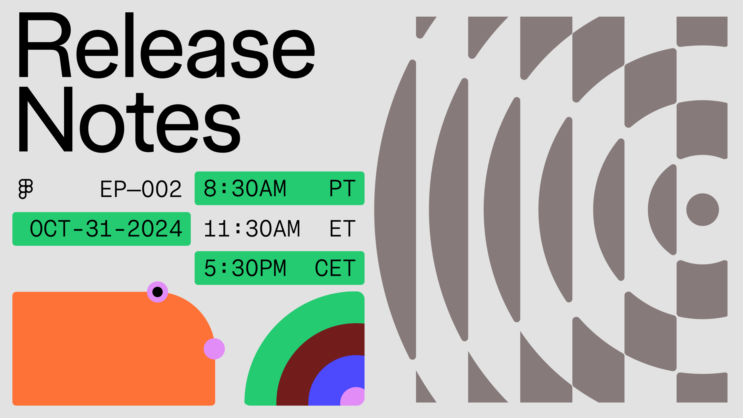 October Release Notes