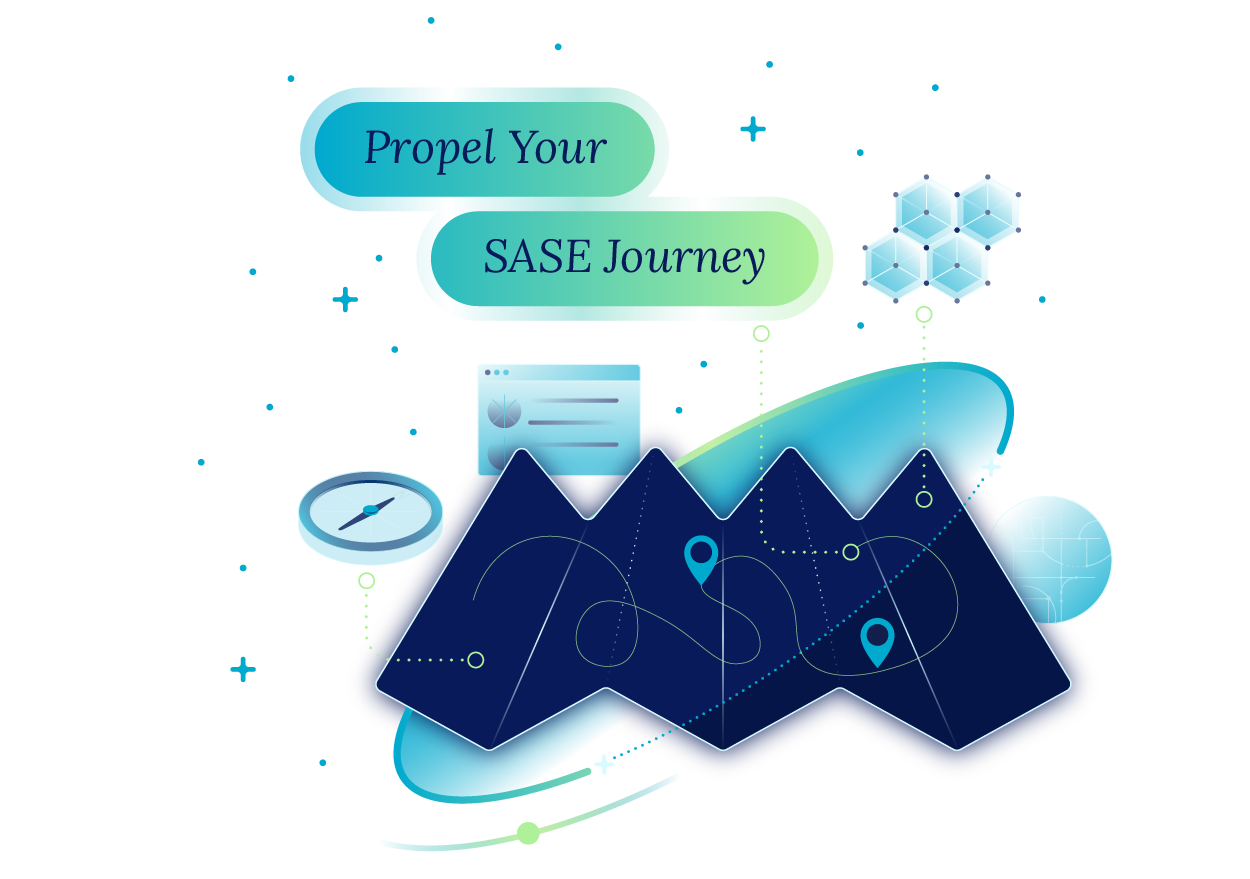 Propel Your SASE Journey - thumbnail image with a map, compass, and journey tracks