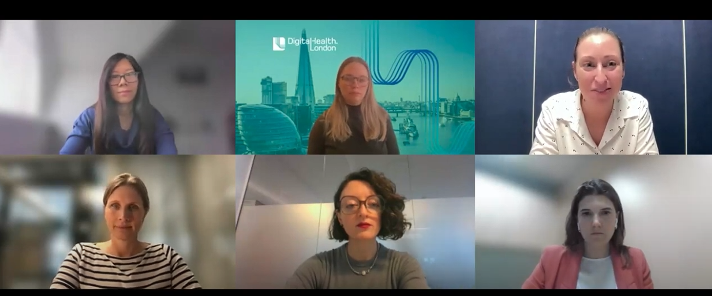 6 executives during a webinar
