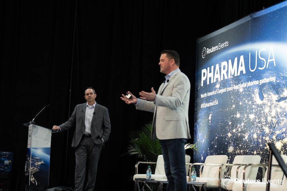 5 panellists onstage at Pharma USA