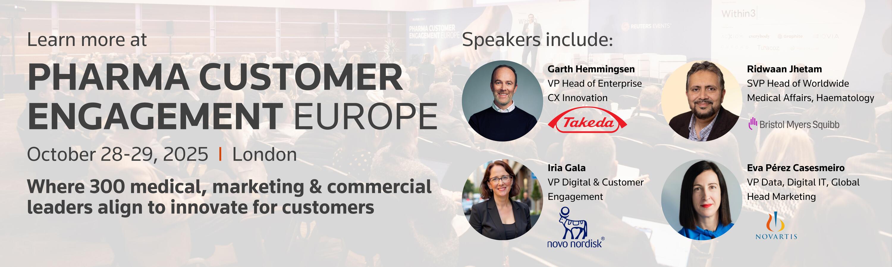 Pharma Customer Engagement Europe banner