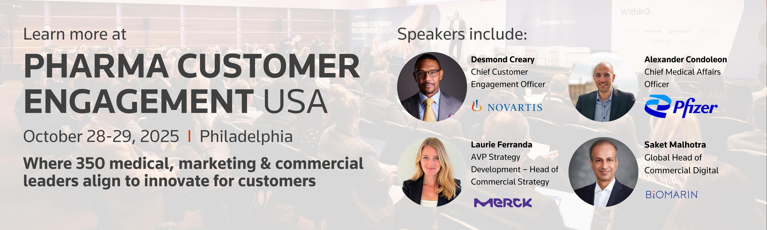 Pharma Customer Engagement USA banner