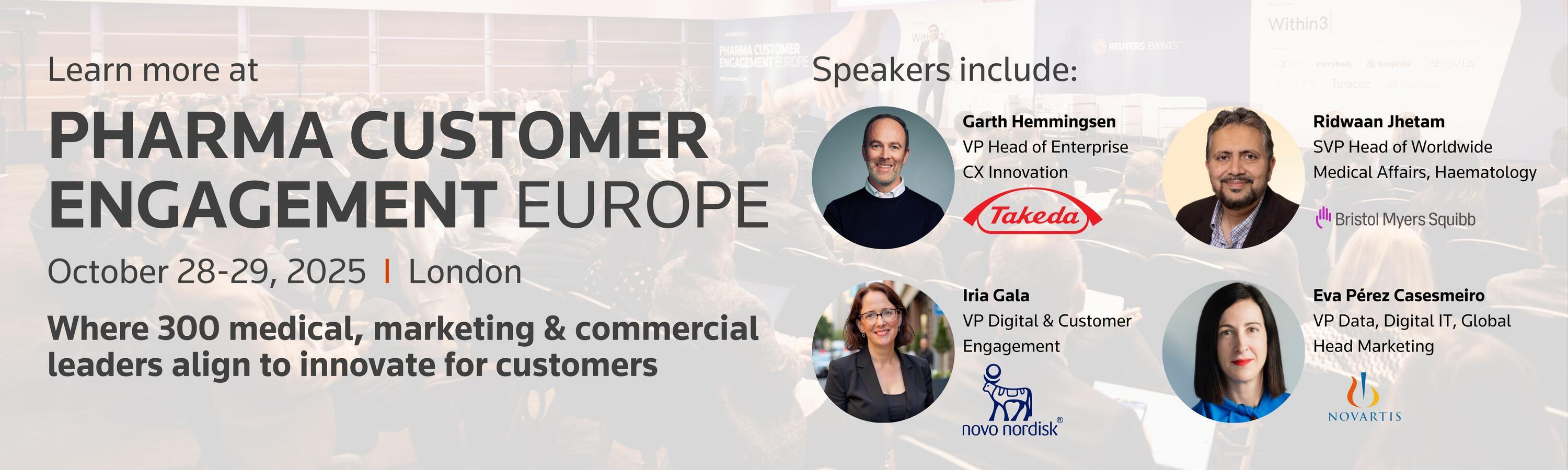 Pharma Customer Engagement Europe banner