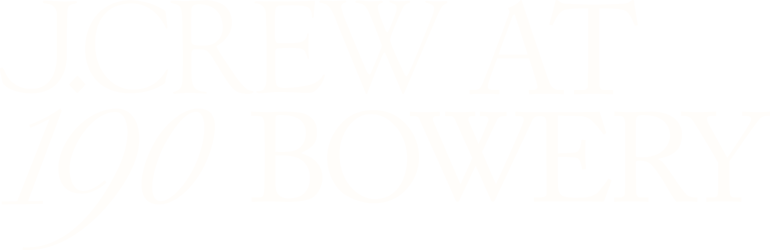 J Crew at 190 Bowery