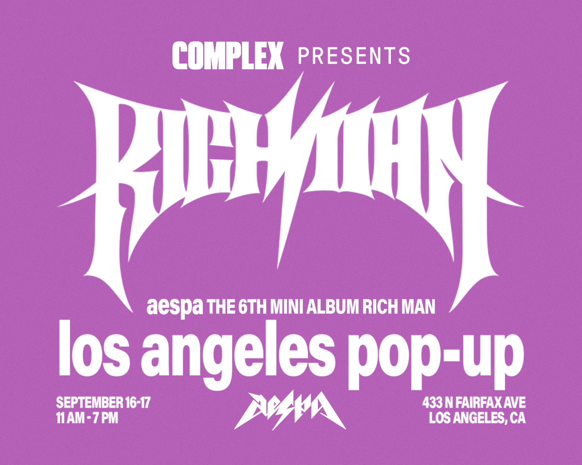 aespa カリナ complex ロサンゼルス LA ポップアップ トレカ A aespa カリナ complex ロサンゼルス LA ポップアップ トレカ A