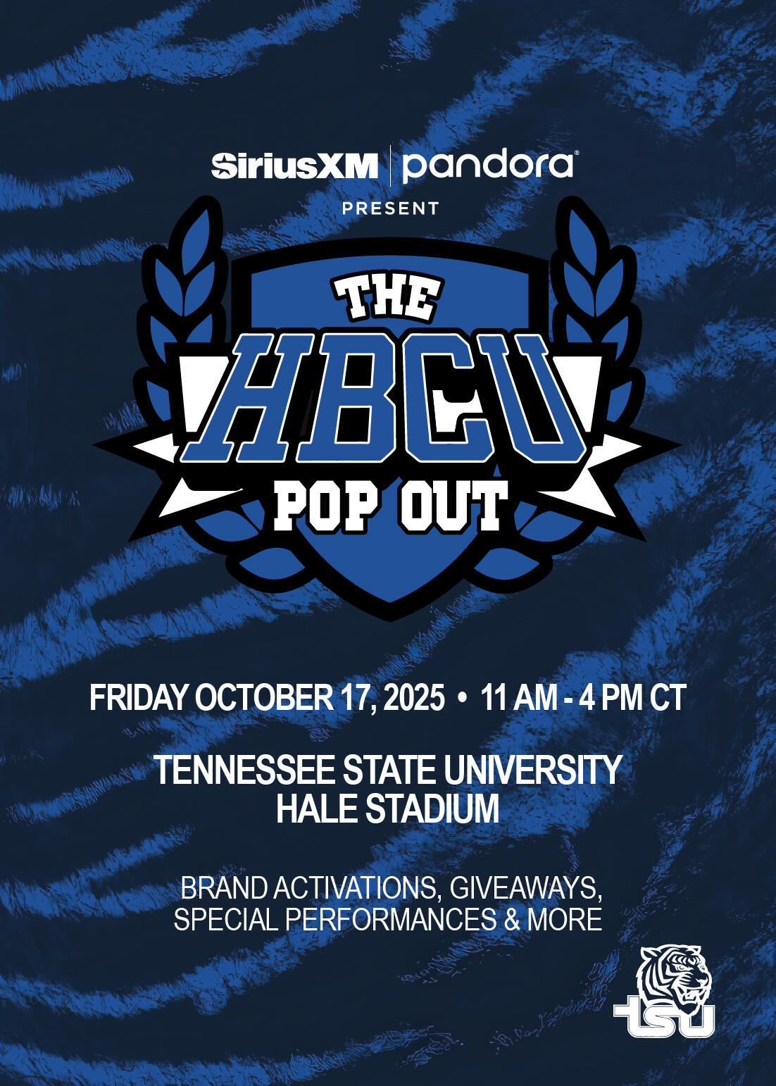 SiriusXM Pandora Present The HBCU Pop Out at TSU