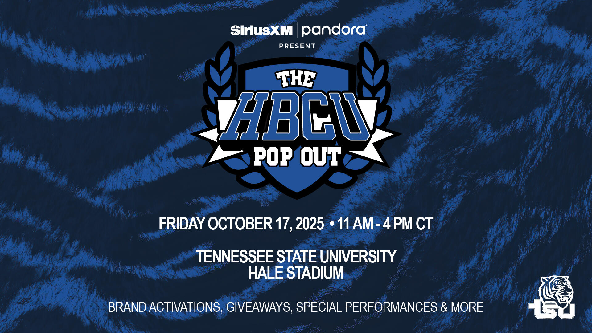 SiriusXM Pandora Present The HBCU Pop Out at TSU