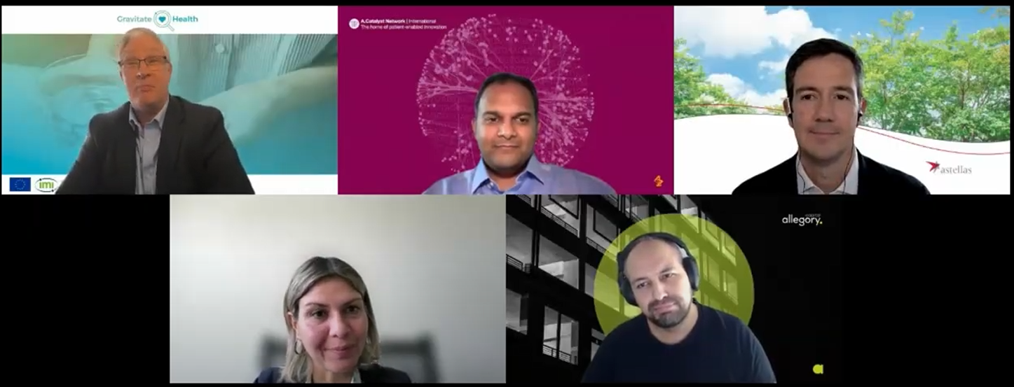 5 panellists during a webinar