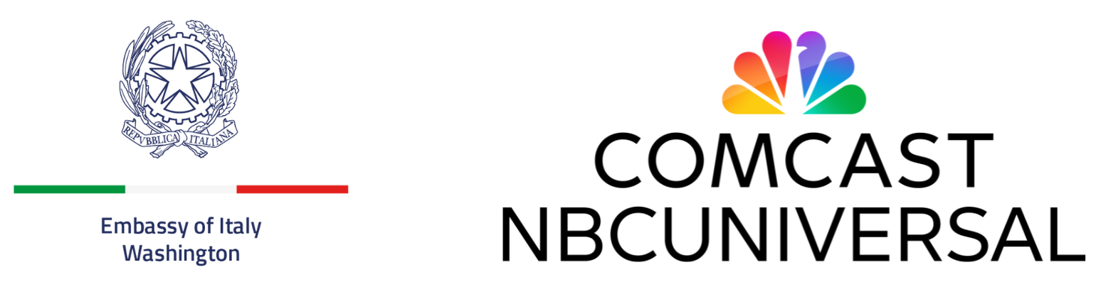 Embassy of Italy logo, Comcast NBCUniversal logo