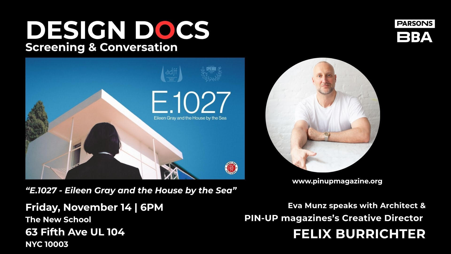 Design Docs: E.1027 - Eileen Gray and the House By the Sea