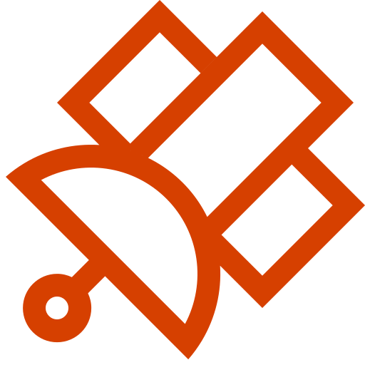 Icon of a brain with circuit lines, representing artificial intelligence or machine learning