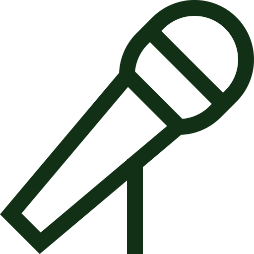Icon of a microphone