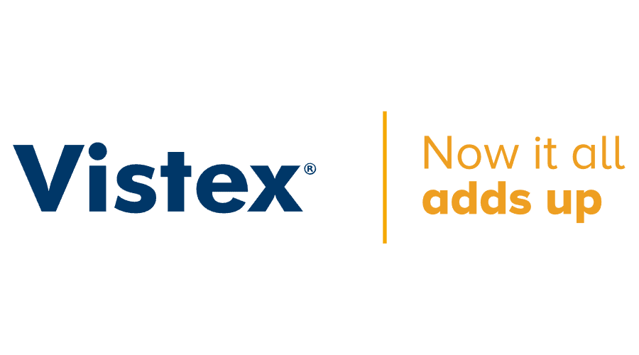 Vistex now it all adds up logo