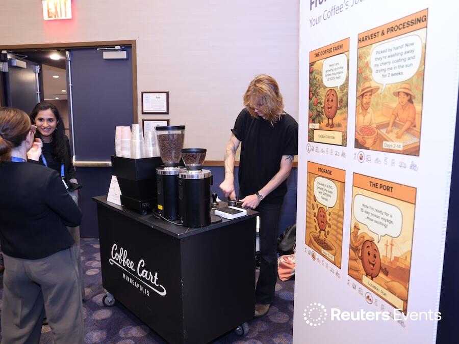 An exhibitor  at last years Transform Food & Agriculture USA