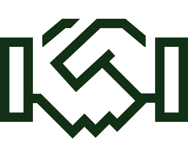 Icon of three people standing together, representing a group or team