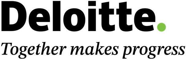 Deloitte together makes progress logo
