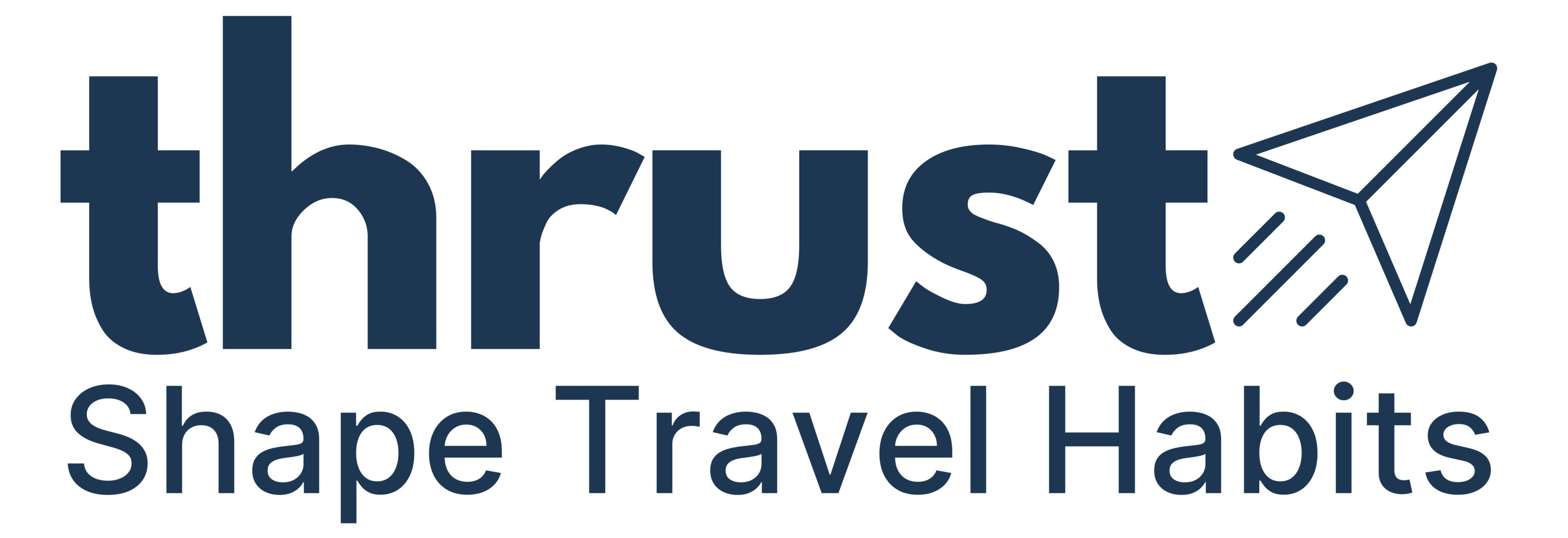 Thrust: Shape Travel Habits logo