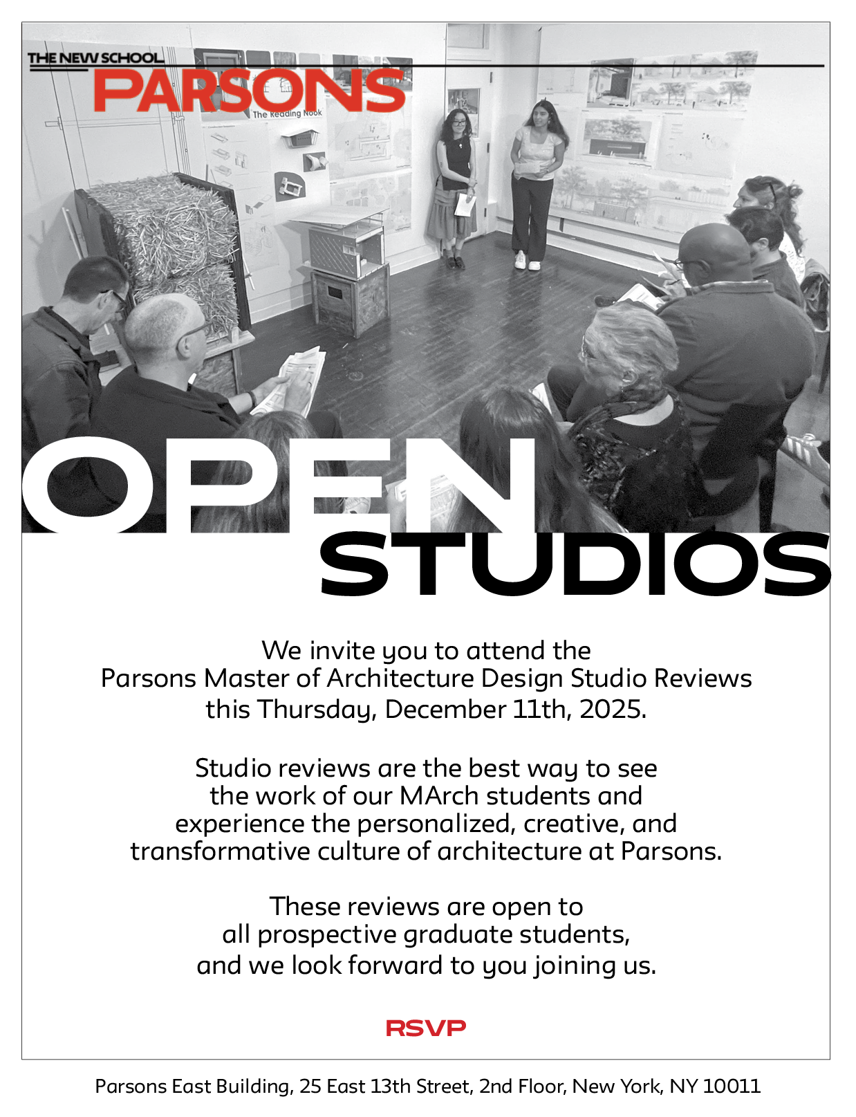 MArch Open Studios December
