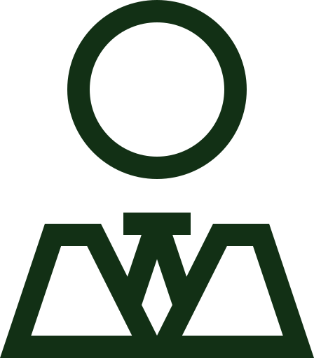 Icon of a laptop displaying binary code, representing digital technology or computing