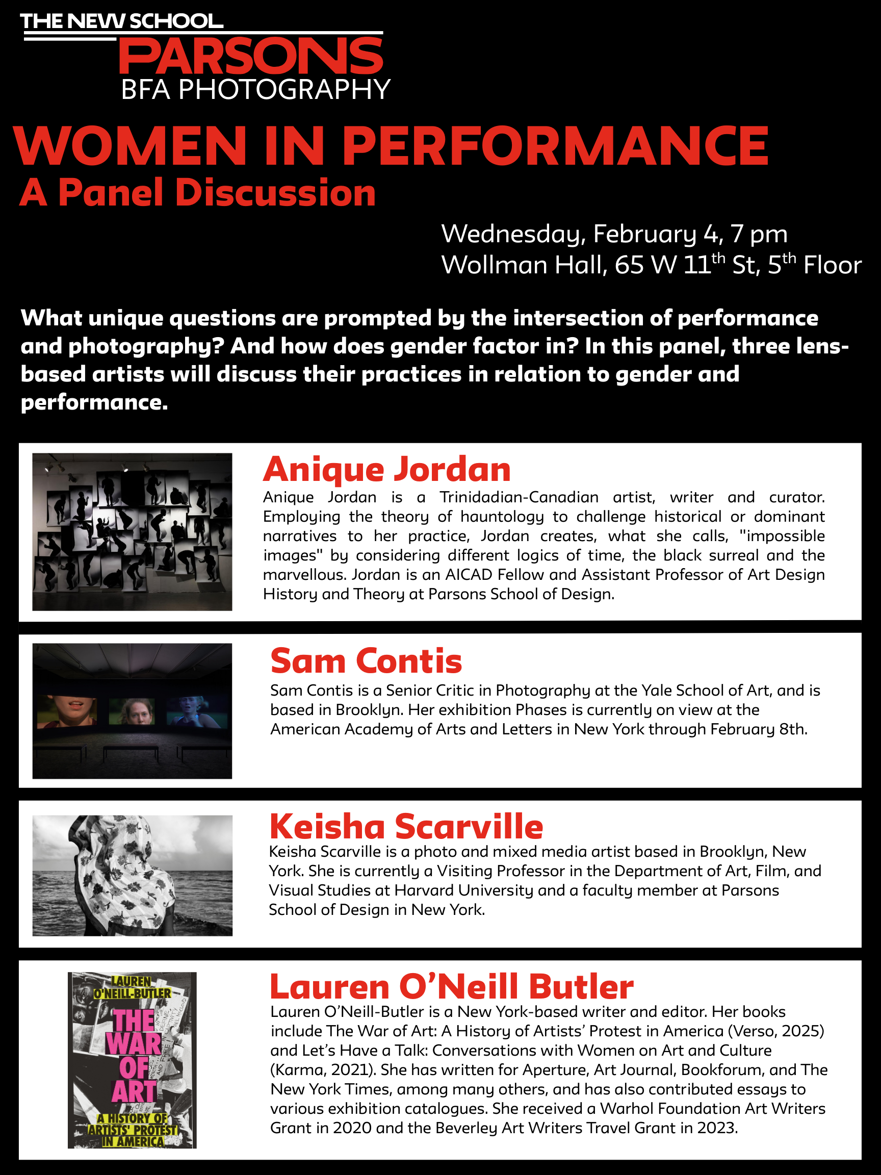 Women in Performance: A Panel Discussion