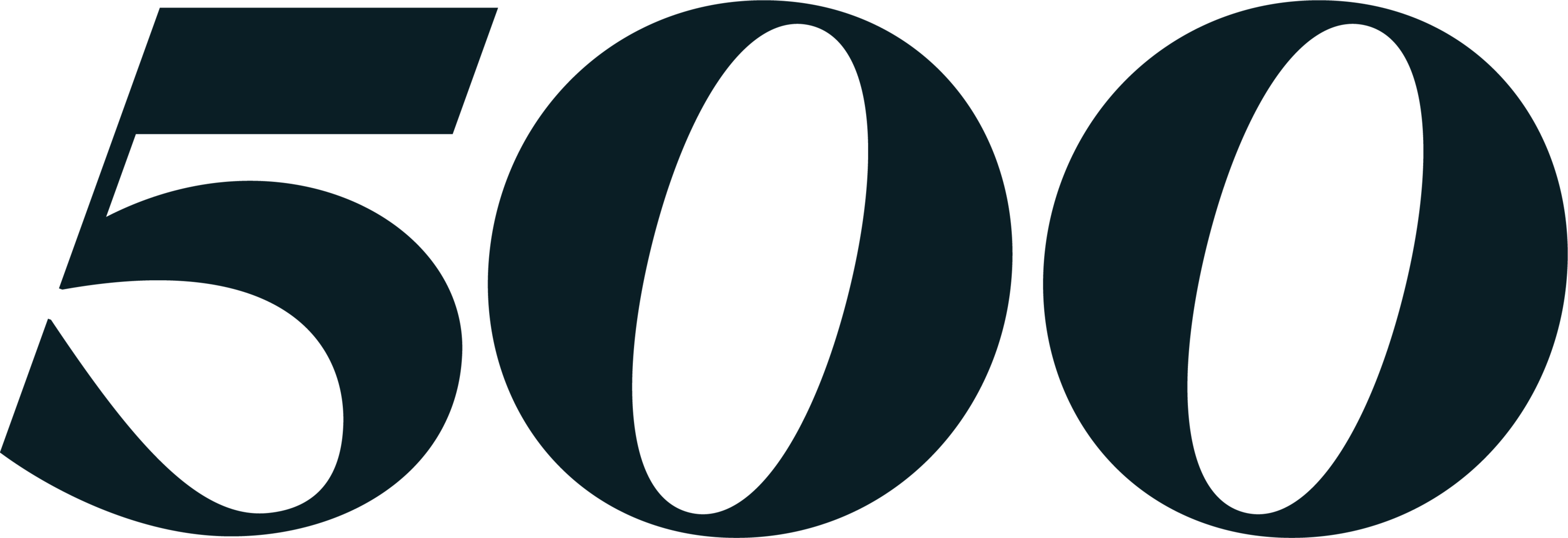 500 dark blue logo