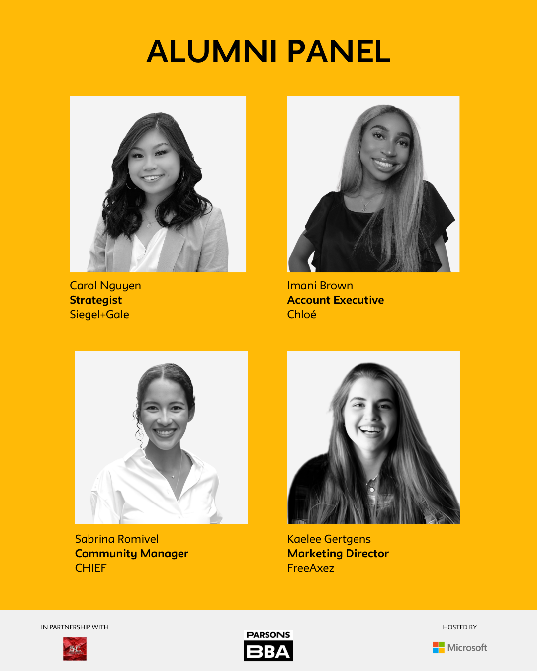 BBA Alumni Panel 2026