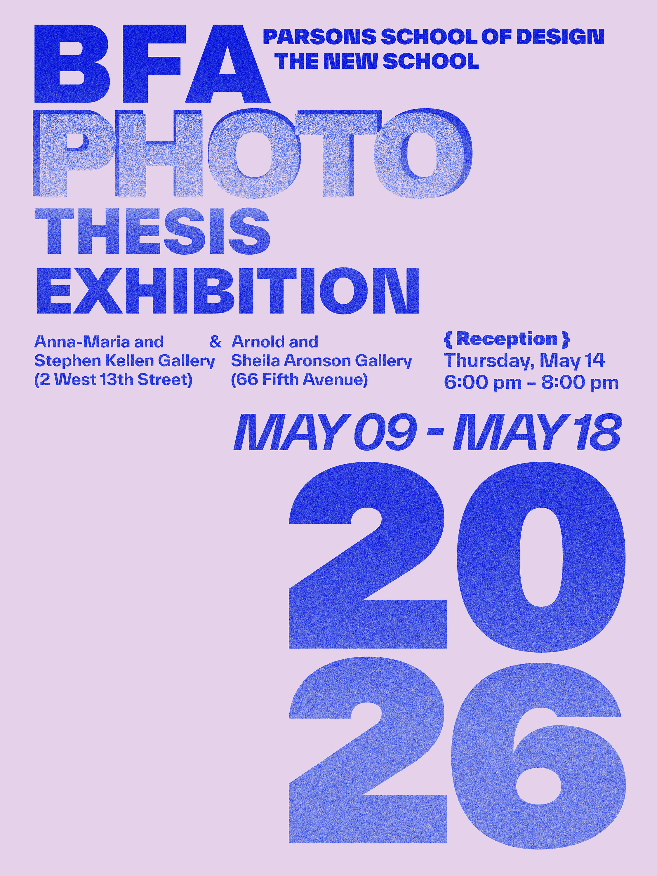 BFA Photography Class Of 2026: Thesis Exhibition Reception