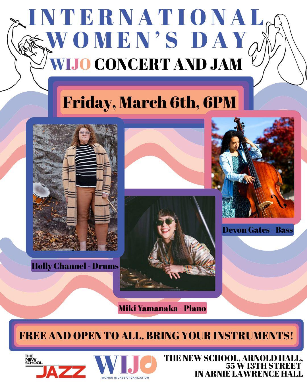 Women in Jazz | International Women’s Day Concert and Jam Session