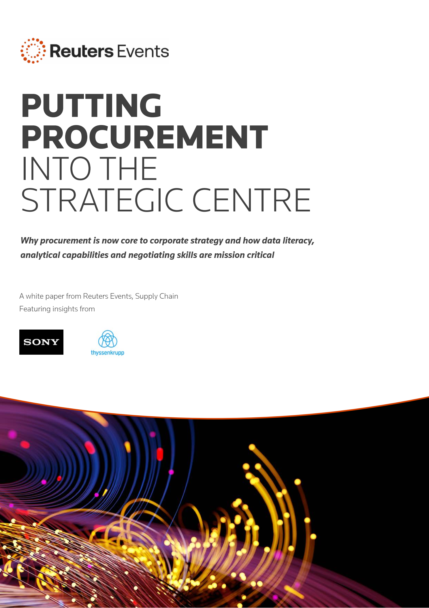 Putting Procurement into the Strategic Centre cover