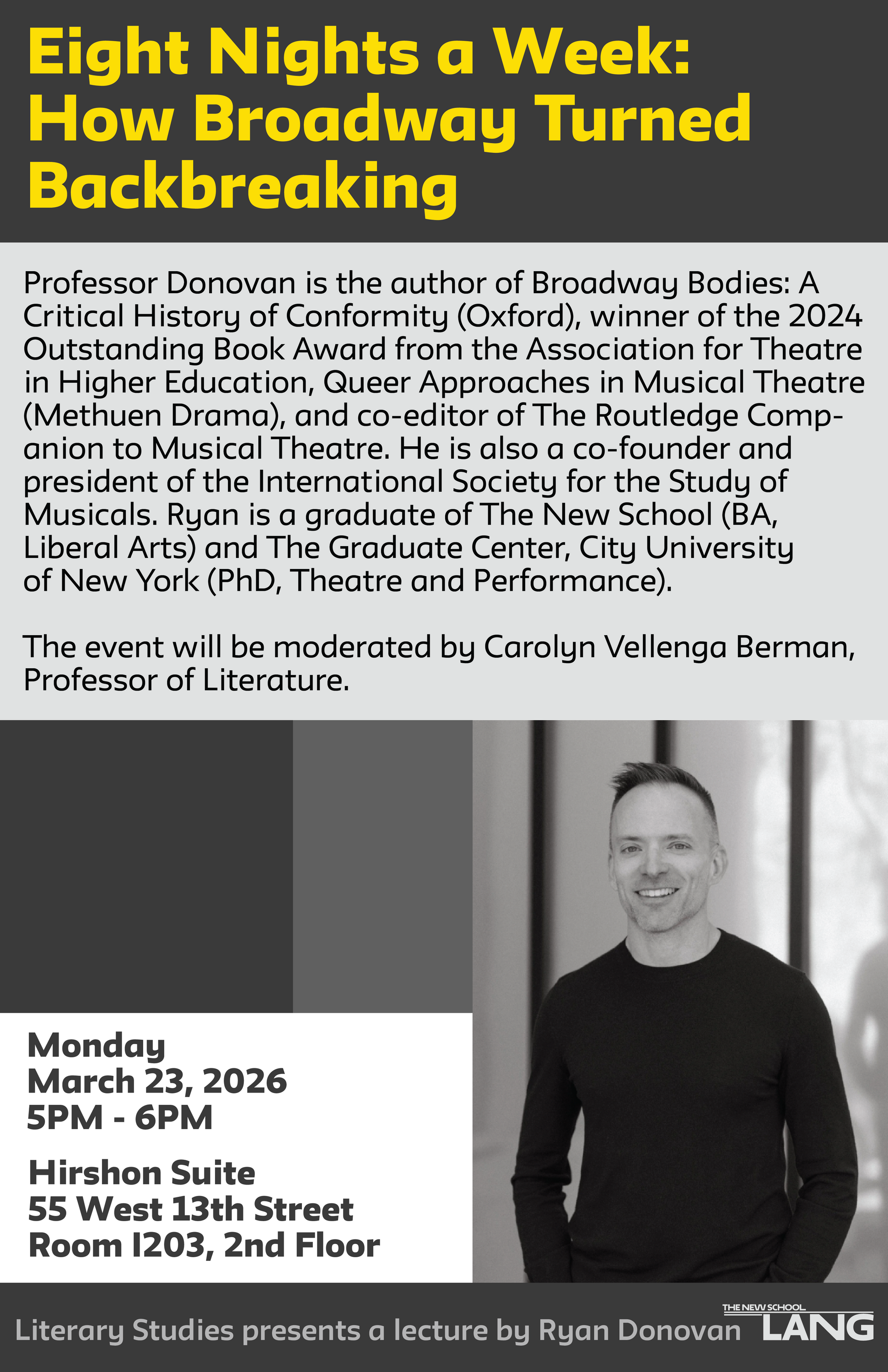 Eight Nights a Week: Broadway Labor Lecture