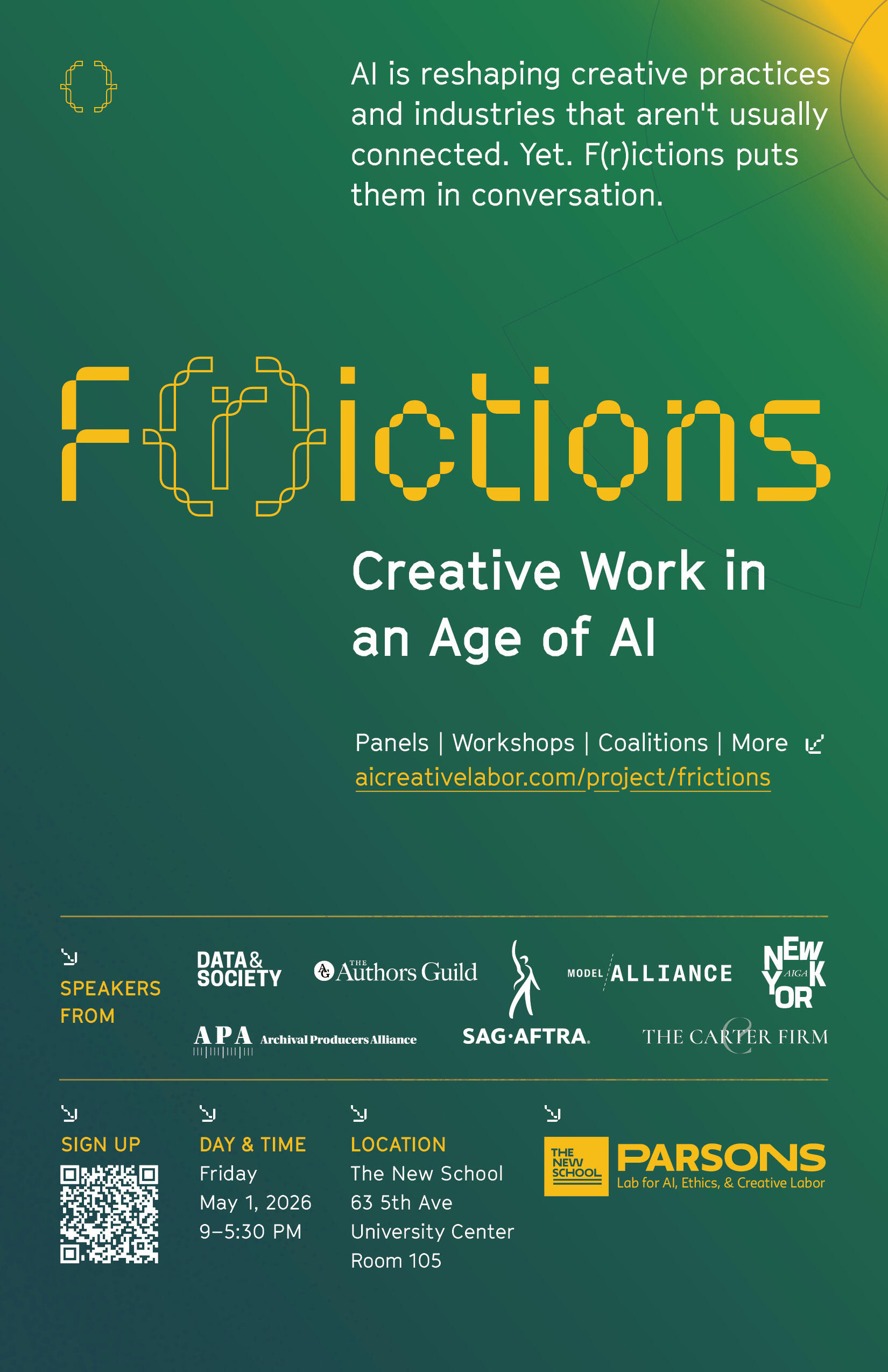 F(r)ictions: Creative Work in an Age of AI