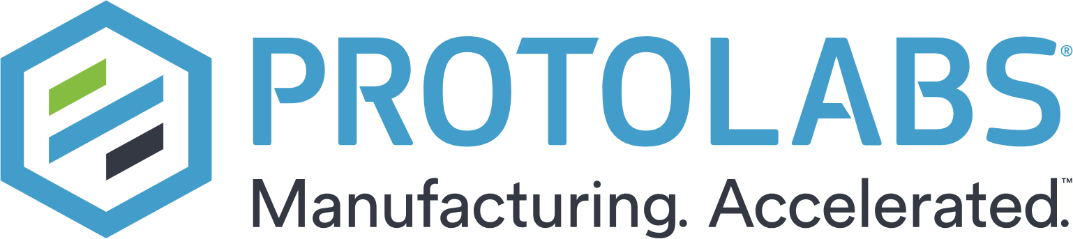 Protolabs: Manufacturing. Accelerated logo