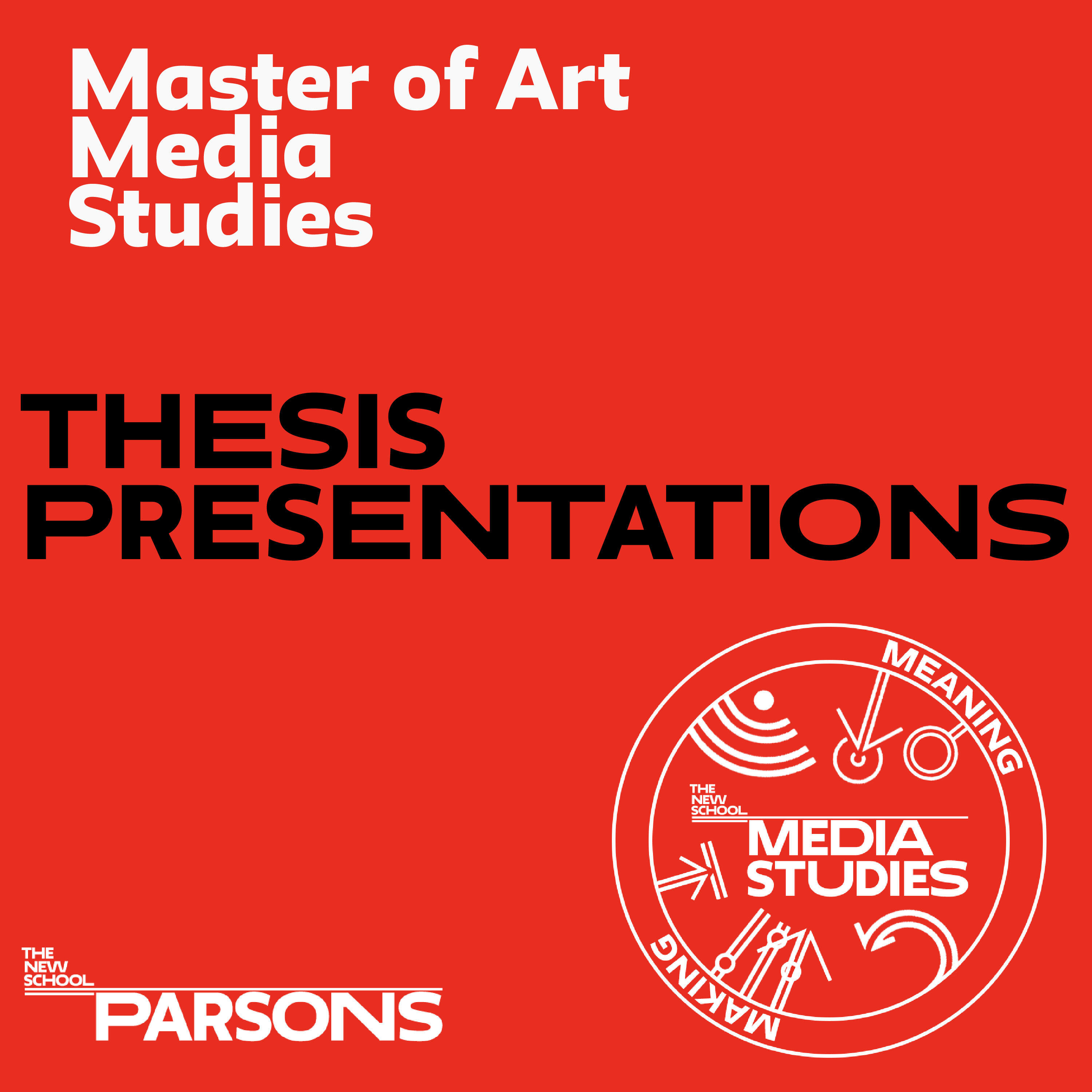 Media Studies Thesis Presentations
