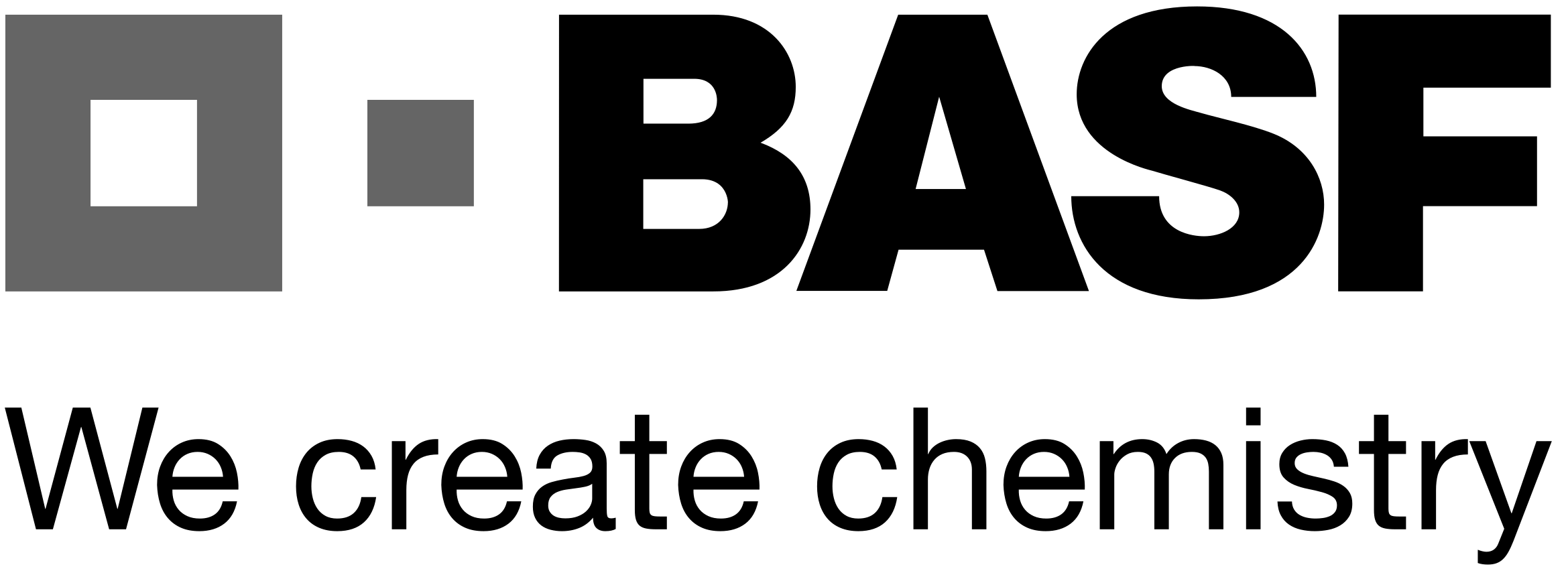 BASF: we create chemistry logo