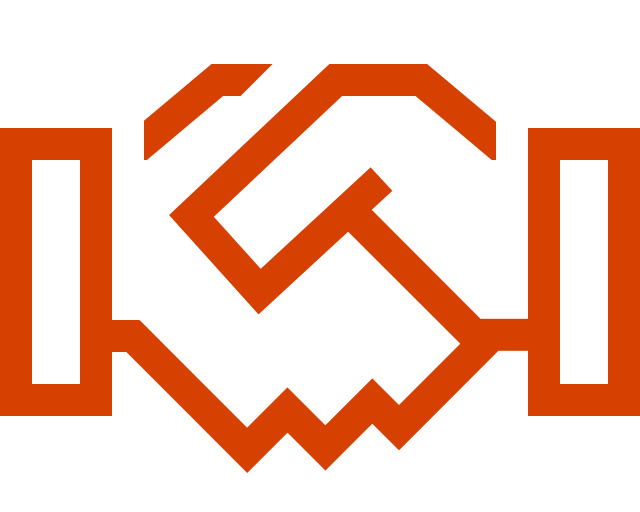 Icon of three people standing together, representing a group or team