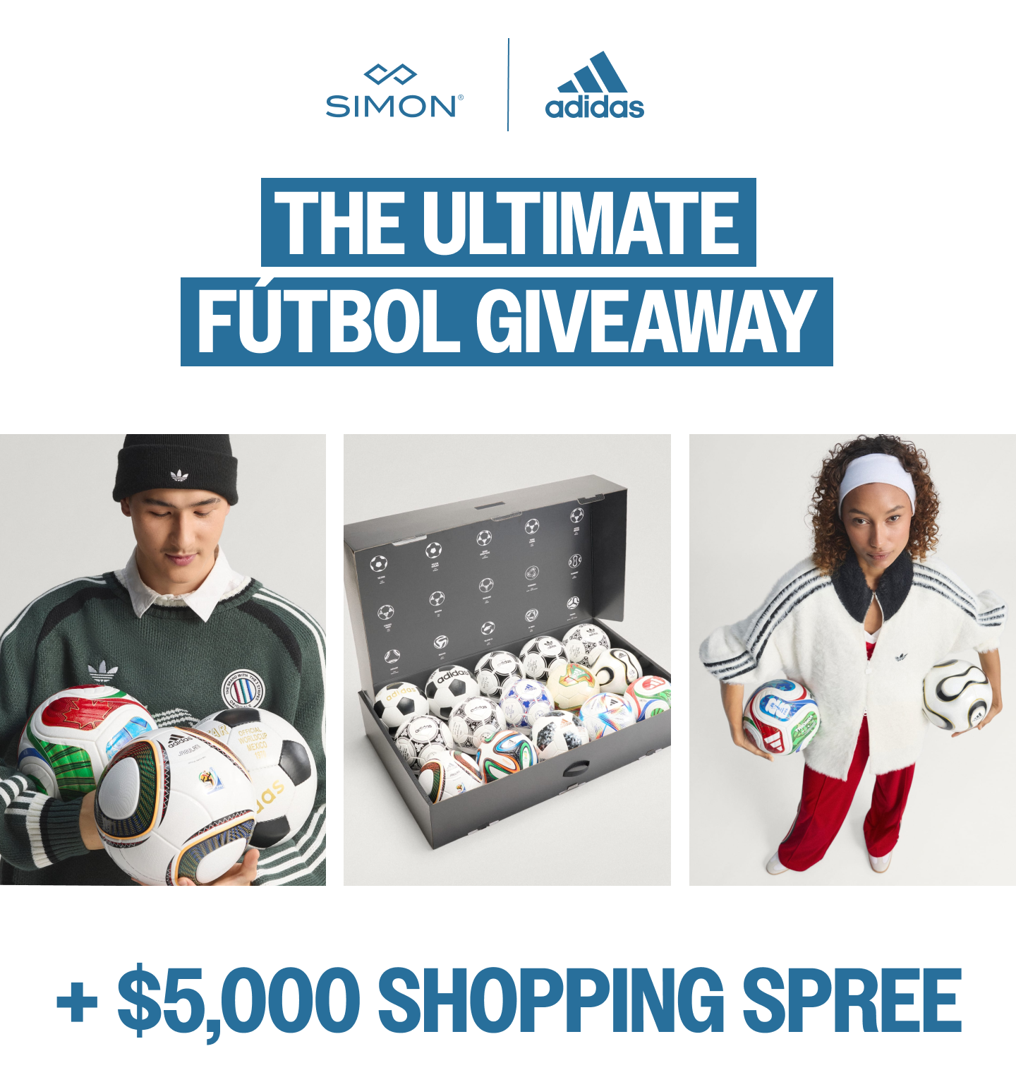 THE ULTIMATE FÚTBOL GIVEAWAY + $5,000 SHOPPING SPREE